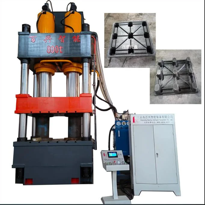 630t/800t/1000t Three Beam Four Column Hydraulic Press Is Used for Pressing and Molding of Plastic Pallet