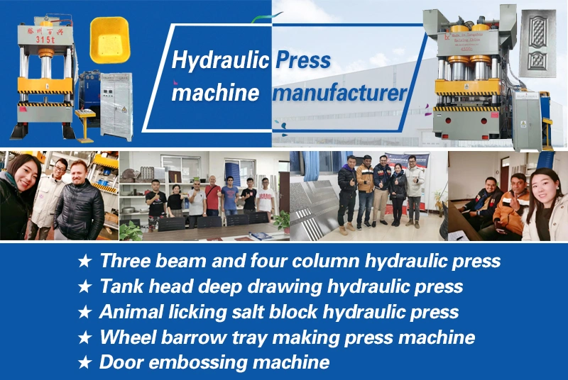 100 Ton Integrated Ceiling Forming Hydraulic Press Three Beam Four Column Hydraulic Press Metal Stretching Machine