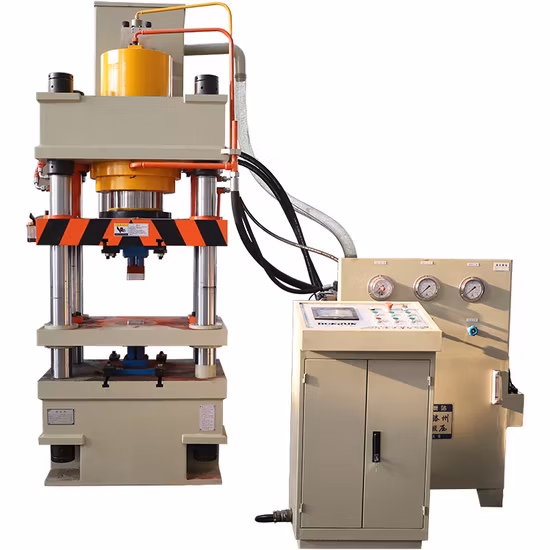 500 Ton Double Action Deep Drawing Sheet Metal Stretching Blanking Stamping 4 Column Downstroke Hydraulic Press with Cushion for Tray/Pot/Wheelbarrow