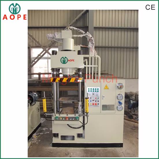 Auto Diecasting Parts Trimming Machine 4 Poles Hydraulic Press